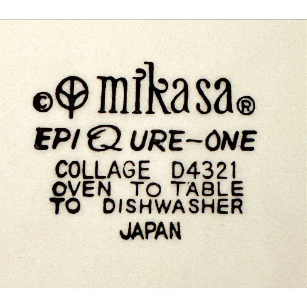 MIKASA Epiqure - One D4321 Pair of Dinner Plates 11.25”